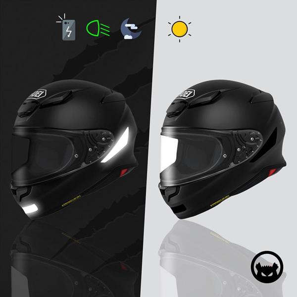 FEARTHEYELLOWBEAR-stickers-reflechissants-casque-easy-replicatm-shoei-nxr2-noir-image-133405380-cover-1