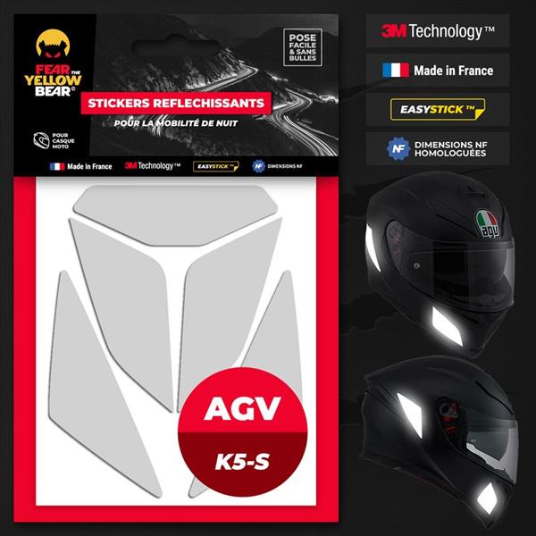 FEARTHEYELLOWBEAR-stickers-reflechissants-casque-easy-replica-agv-k5-s-blanc-image-133405212-cover-0