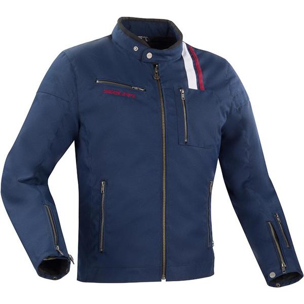 Blouson BRADDY SEGURA Bleu Blouson moto textile