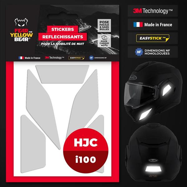 FEARTHEYELLOWBEAR-stickers-reflechissants-casque-easy-replicatm-hjc-i100-blanc-image-133405021-cover-0