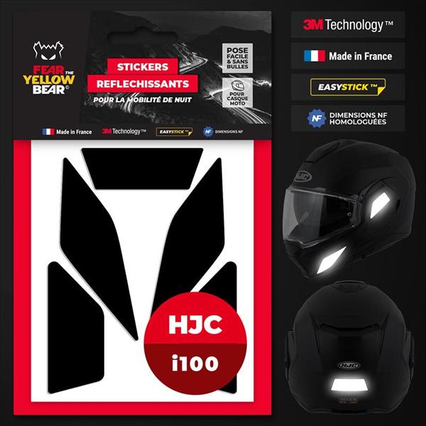 FEARTHEYELLOWBEAR-stickers-reflechissants-casque-easy-replicatm-hjc-i100-noir-image-133405003-cover-0