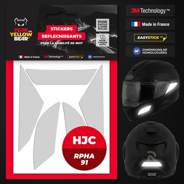 FEARTHEYELLOWBEAR-stickers-reflechissants-casque-easy-replicatm-hjc-rpha91-blanc-image-133405004-cover-0