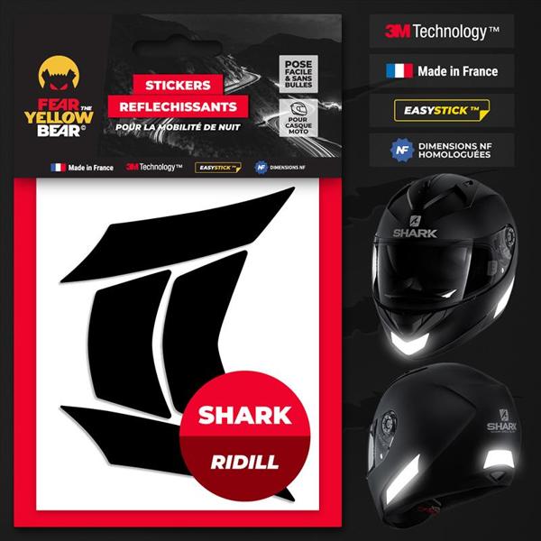 FEARTHEYELLOWBEAR-stickers-reflechissants-casque-easy-replicatm-shark-ridill-noir-image-133405097-cover-0