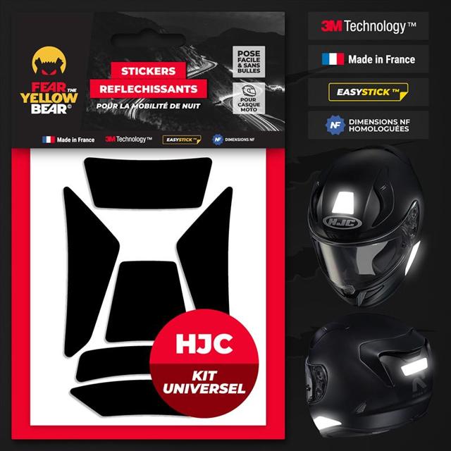 FEARTHEYELLOWBEAR-stickers-reflechissants-casque-easy-replicatm-kit-universel-hjc-noir-image-133405218