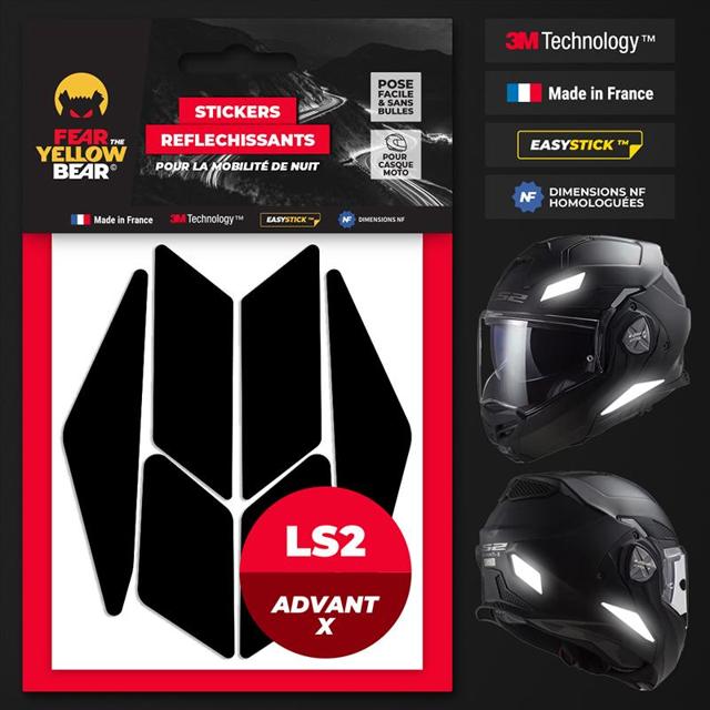 FEARTHEYELLOWBEAR-stickers-reflechissants-casque-easy-replicatm-ls2-advant-x-noir-image-133405233