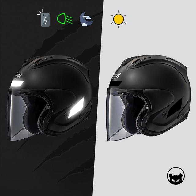 FEARTHEYELLOWBEAR-stickers-reflechissants-casque-easy-replica-arai-szr-noir-image-133405245-cover-1