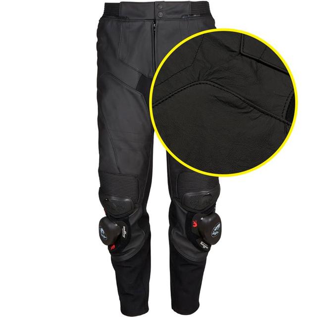 Pantalon cuir GHOST CULOTTE (défaut d'aspect cuir) FURYGAN Noir -  , Pantalon moto cuir