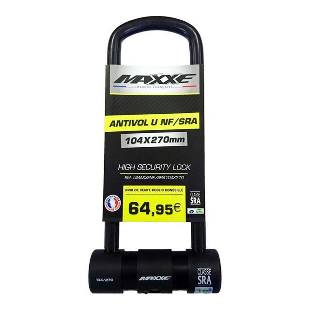 Antivol U 104 X 270 MAXXE MAXXESS FR Antivol U