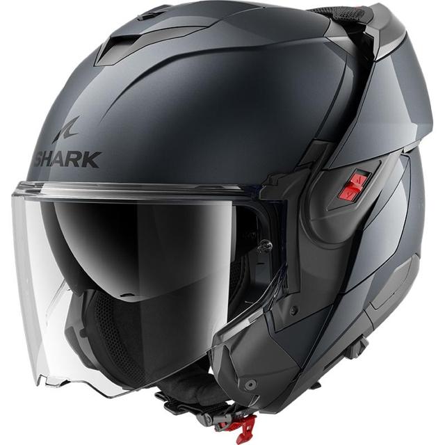 Casque Moto Modulable Shark Oxo Blank A05 - Homologué ECE 22.06 - Mixte