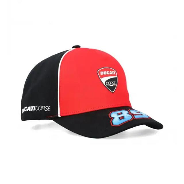 Casquette Officielle Ducati - Modèle Plat Réglable - 100% Coton - Pour Tous Les Jours
