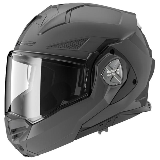 Casque Moto Modulable LS2 ADVANT X Carbon - Taille L (59/60 Cm) - Homologation ECE 22.06 - Gris Argenté Mat