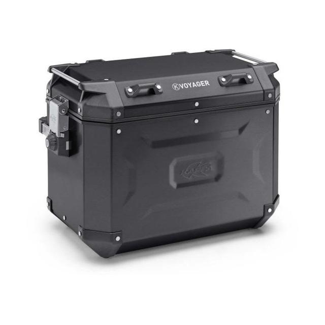 Valise latérale K'VOYAGER NOIR 37L-48L KAPPA - MOTO-AXXE.FR, Valise moto