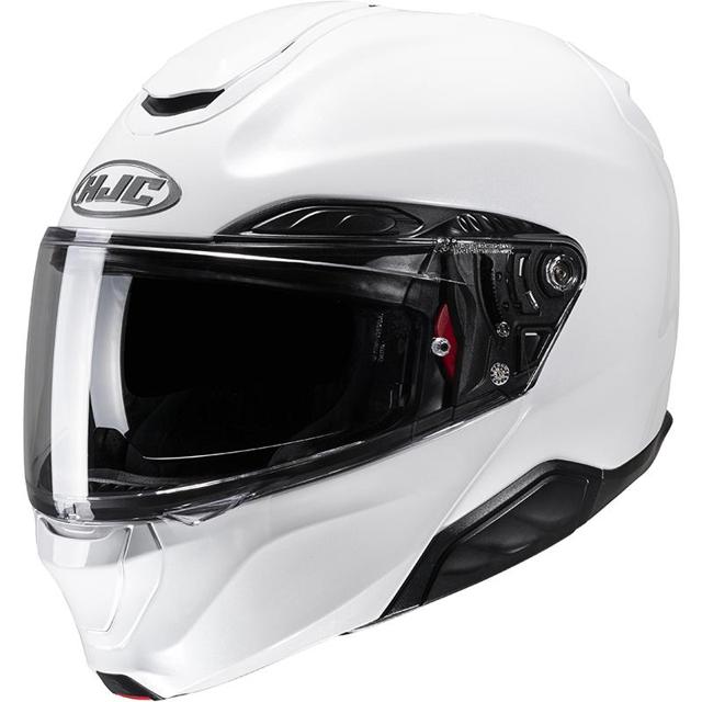 Casque RPHA 91 SOLID HJC blanc perle - , Casque modulable