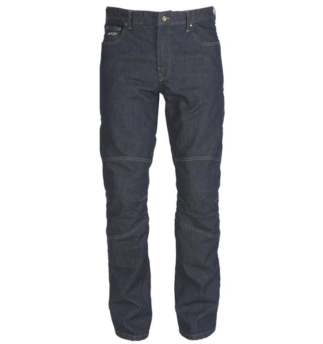 Furygan 6944-561 Pantaloni Jeans 01 In Cotone Con Rinforzi Kevlar E Protezioni Ginocchia D30, Colore Blu Denim, Taglia 36, Unisex Adulto
