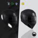 FEARTHEYELLOWBEAR-stickers-reflechissants-casque-easy-replica-agv-k5-s-k1-noir-image-133405260-thumbnail-1