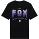 noir/violet - FOX Tee-shirt BLOCK JUNIOR