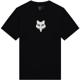 noir - FOX Tee-shirt FOX HEAD 195 ORIGINAL