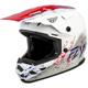 rouge/blanc/bleu - FLY Casque cross YOUTH KINETIC DRIP