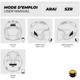 FEARTHEYELLOWBEAR-stickers-reflechissants-casque-easy-replica-arai-szr-noir-image-133405279-thumbnail-2