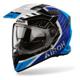 bleu/noir/blanc - AIROH Casque Crossover Badx-X Cube