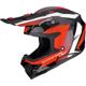 Noir-Blanc-Rouge - SCORPION Casque Cross Smx-10 Speed
