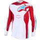 rouge/blanc/bleu - ALPINESTARS Maillot Cross Racer Hunt