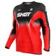 rouge/noir - SHOT Maillot Cross Draw Clash