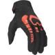 BLACK RED - LS2 Gants Flex Man