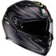 noir/jaune fluo - AGV Casque K3 E2206 MPLK SYTH MATT