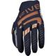 BLACK/GOLD - FIVE Gants Cross Mxf Race