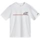 blanc/rouge - ALPINESTARS Tee-Shirt P1 Ss Csf