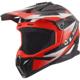 BLACK RED - LS2 Casque Cross Mx708 Fast Ii Fort