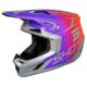 gris/violet/rouge matte - SHOT Casque Cross Speed Side