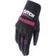 NOIR-ROSE - HELSTONS Gants VON DUTCH - JACKIE AIR Cuir femme