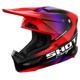 rouge/noir/violet - SHOT Casque Cross Furious Kid Stream