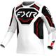 blanc noir rouge - FXR Maillot Cross Podium Relay