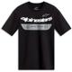 noir/blanc - ALPINESTARS Tee-Shirt Singular Ss Csf