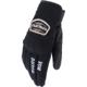NOIR-NOIR - HELSTONS Gants VON DUTCH - CALI AIR Tissu-Cuir