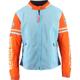 BLEU CIEL Orange-Beige - HELSTONS Blouson VON DUTCH - CALIFORNIA GIRL AIR Mesh femme